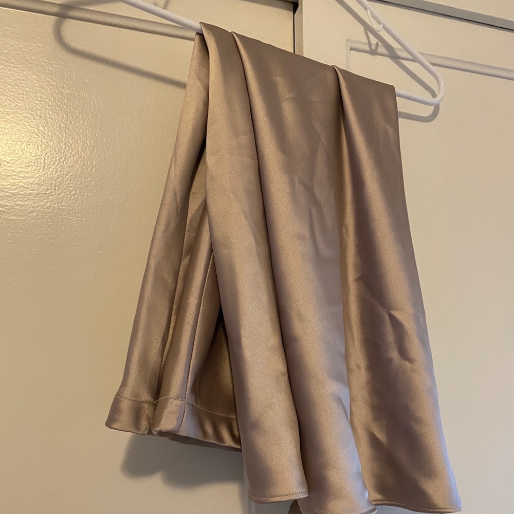 Satin skirt